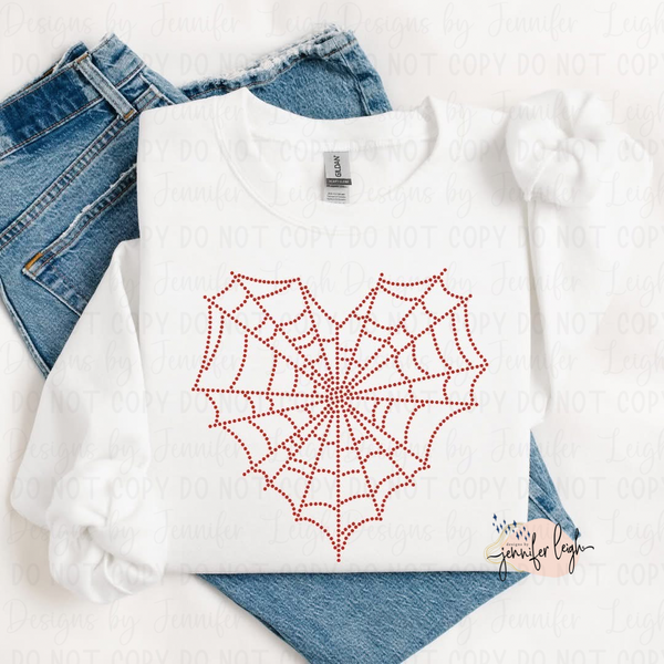Heart Web Spangle Top