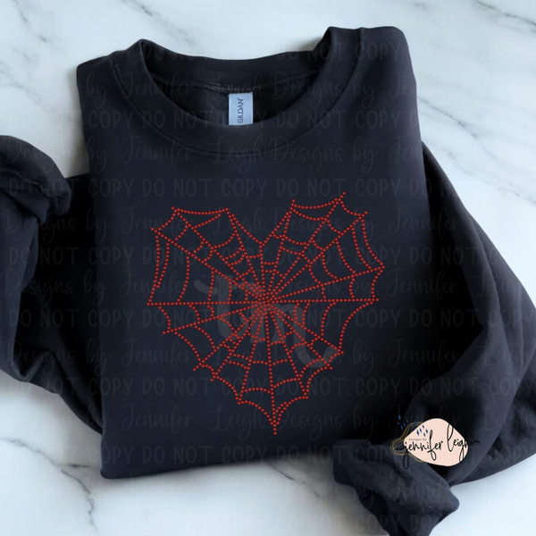 Heart Web Spangle Top