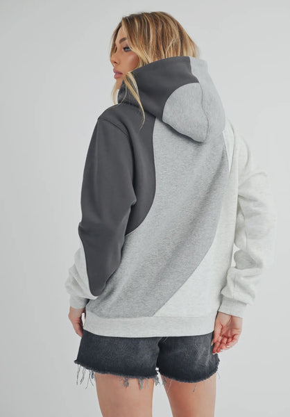 Wavey Colorblock Hoodie