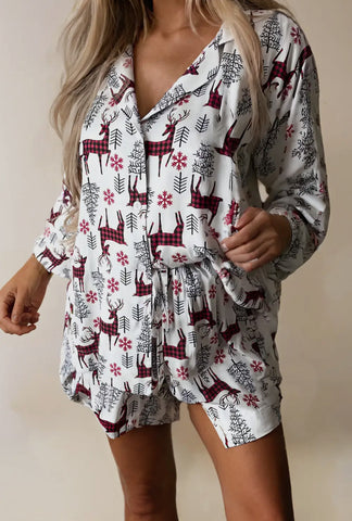 Christmas Deer Short Set