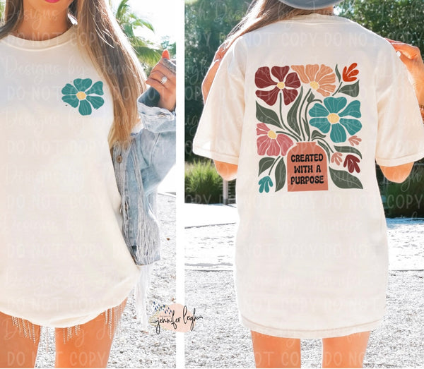 Created With a Purpose Boho Top
