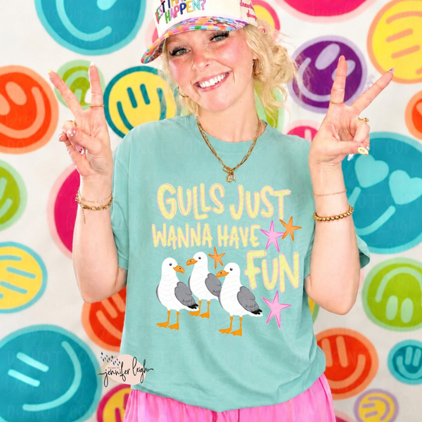 Gulls Just Wanna Have Fun Tee
