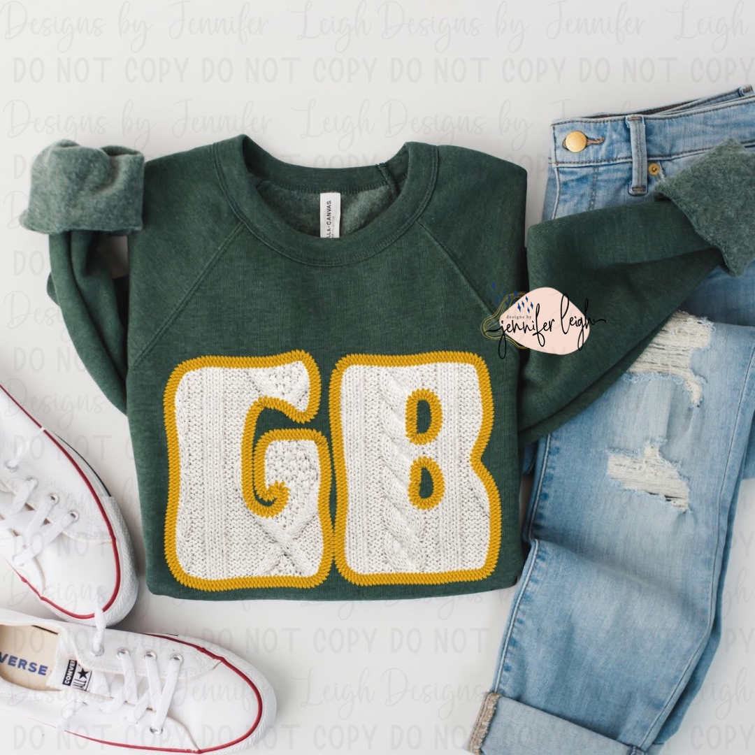 Faux Sweater Crewneck