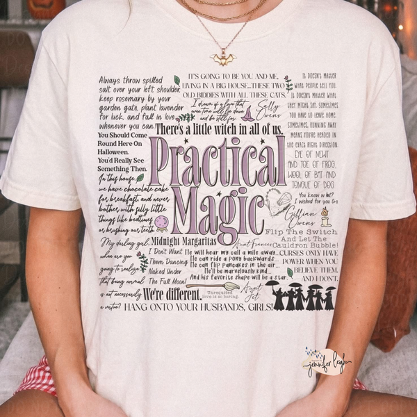 Cozy Witch Aesthetic Graphic Tee or Crewneck