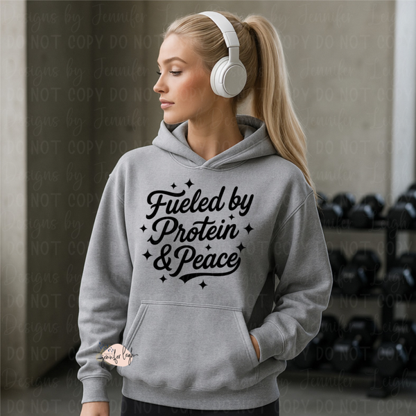 Fueled by Protein & Peace Top