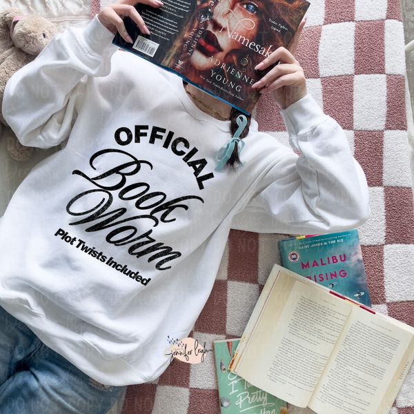 Official Book Worm Crewneck Sweatshirt