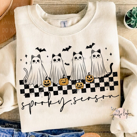 Spooky Season Cat Ghosts