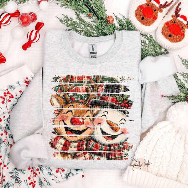 Vintage Christmas Friends Tee, Crewneck or Hoodie