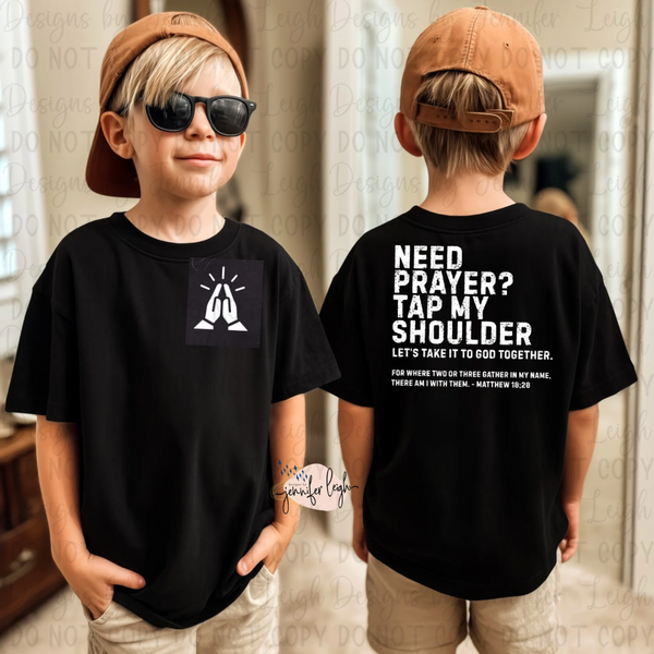 Need Prayer? Youth Tee or Crewneck