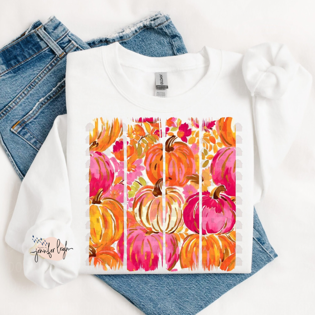Pink Pumpkins Brushstroke