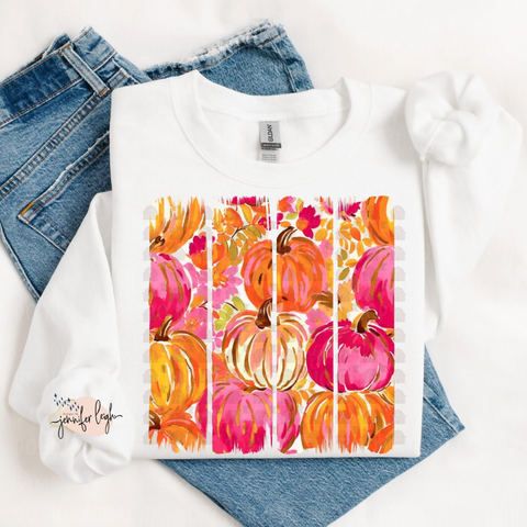 Pink Pumpkins Brushstroke