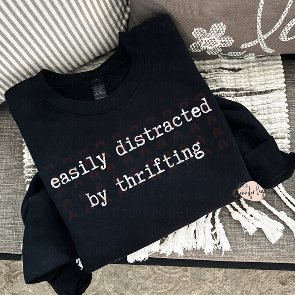 Easily Distracted by Thrifting Top