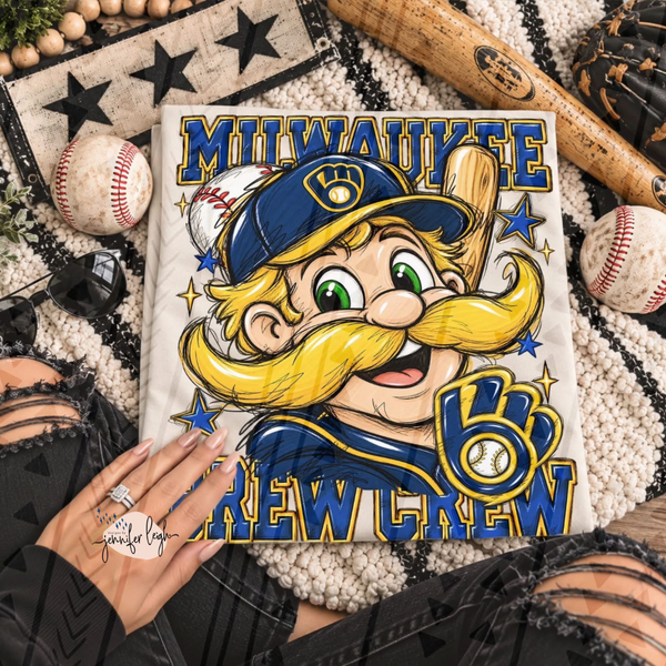 Milwaukee Crew Graphic Tee, Crewneck or Hoodie