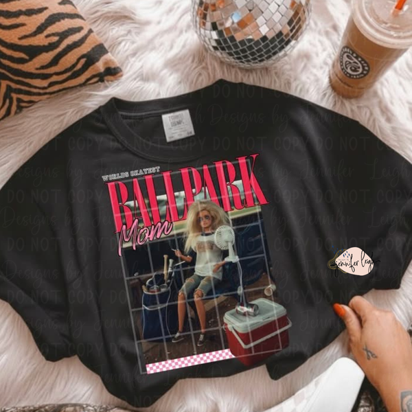 World’s Okayest Ballpark Mom Tee