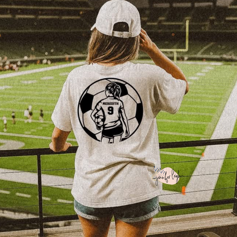 Soccer Girl Player Custom