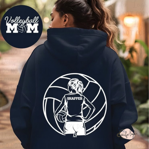 Volleyball Girl Player Custom