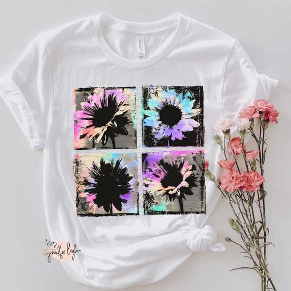 Vintage Pop Art Sunflower Tee