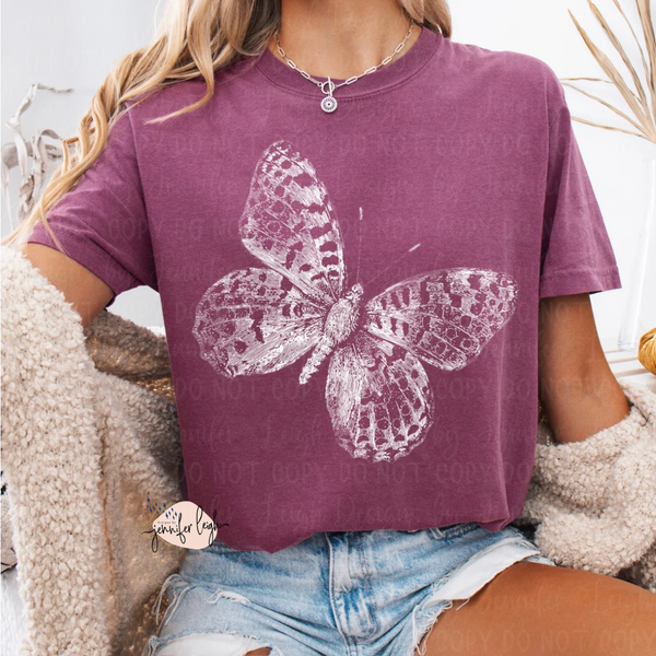 Butterfly Sketch Tee