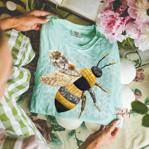 Patchwork Bee Tee
