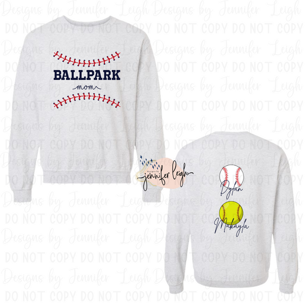 Ballpark Mom Custom
