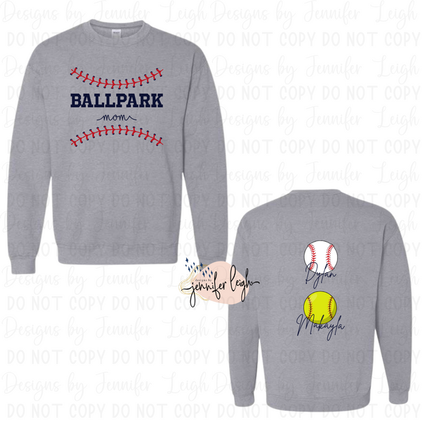 Ballpark Mom Custom