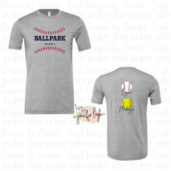 Ballpark Mom Custom