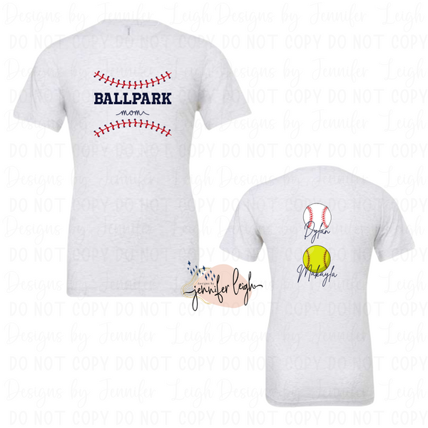 Ballpark Mom Custom