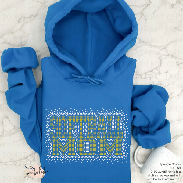 Softball Mom Spangle Top