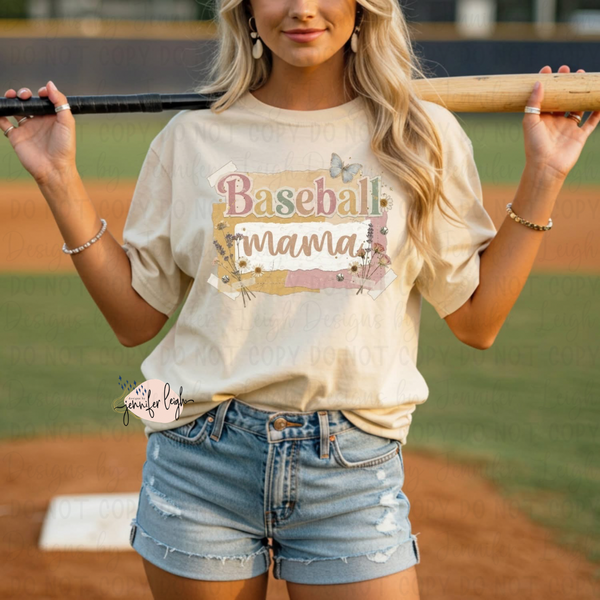 Floral Ball Mama Tee