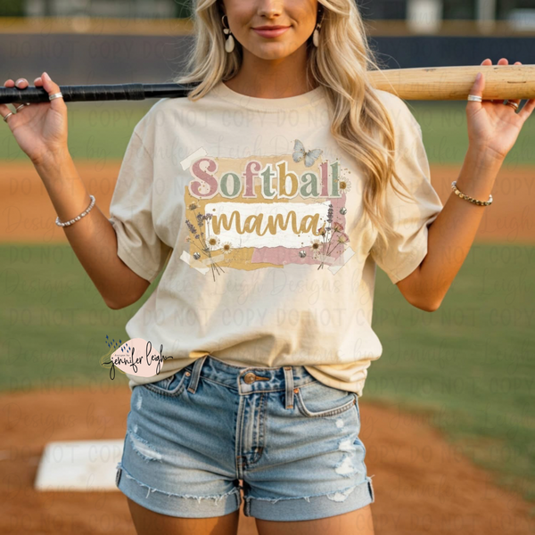 Floral Ball Mama Tee