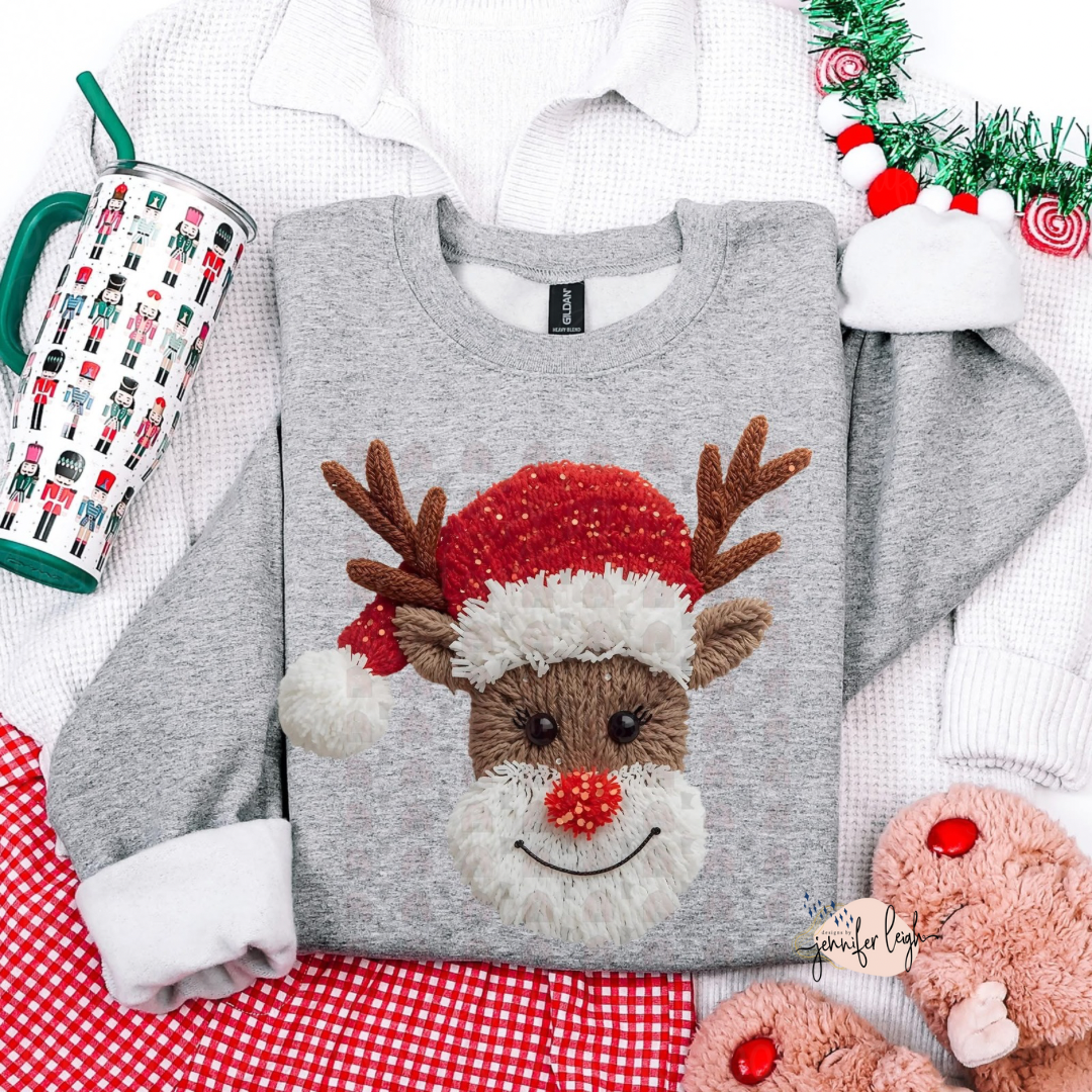Realistic Yarn Reindeer