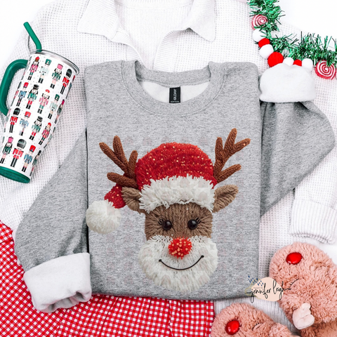 Realistic Yarn Reindeer