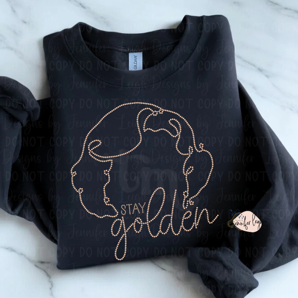 Stay Golden Spangle Top