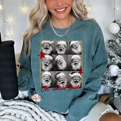 Oh What Fun Santa Selfie