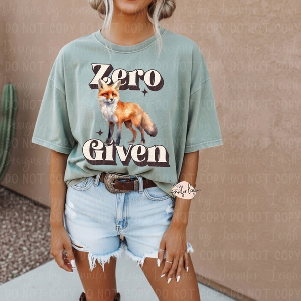 Zero Fox Given Tee