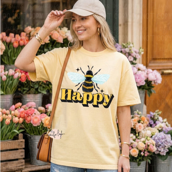 Bee Happy Tee