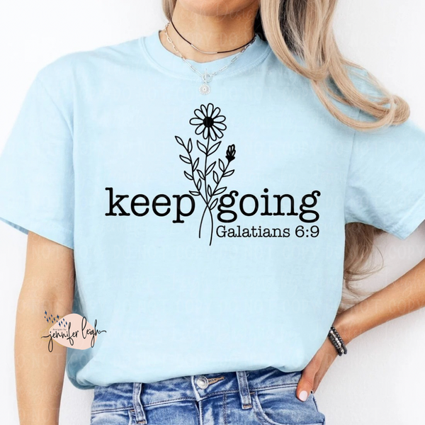 Keep Going Floral Tee