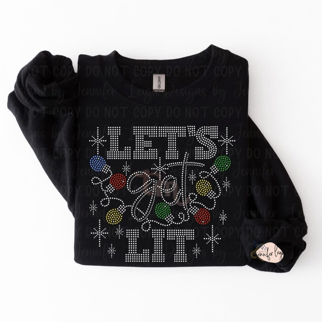 Let’s Get Lit Spangle Crewneck