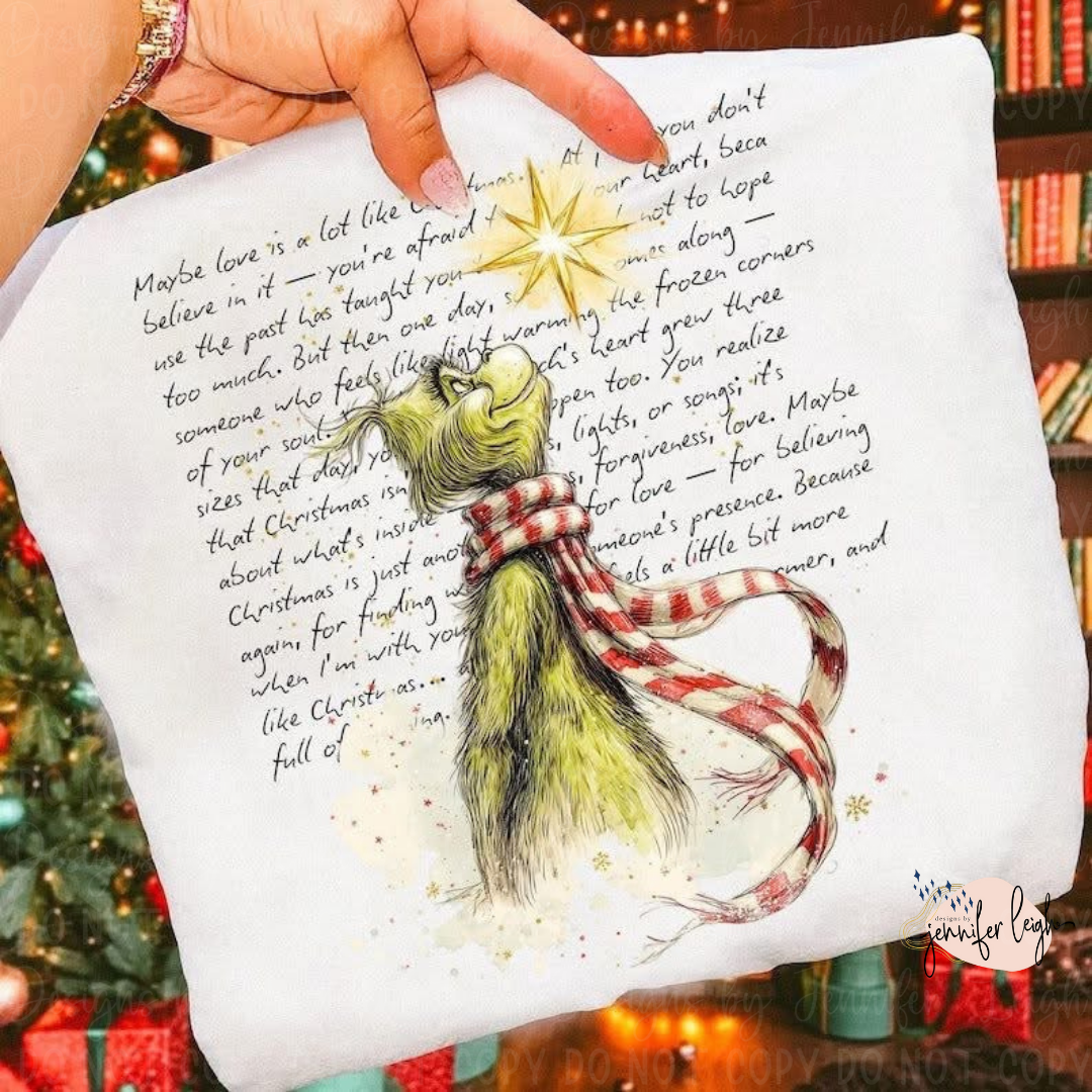 Love A Lot Like Christmas Green