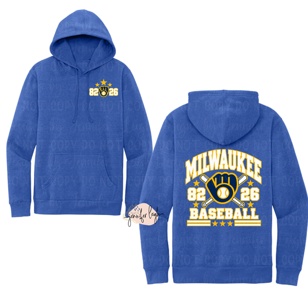 Milwaukee 82 26 Royal Frost Hoodie & Crewneck