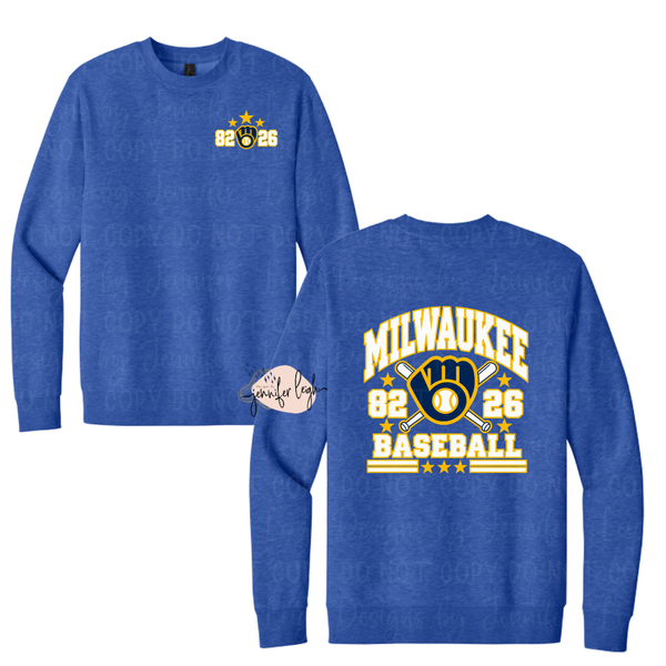 Milwaukee 82 26 Royal Frost Hoodie & Crewneck