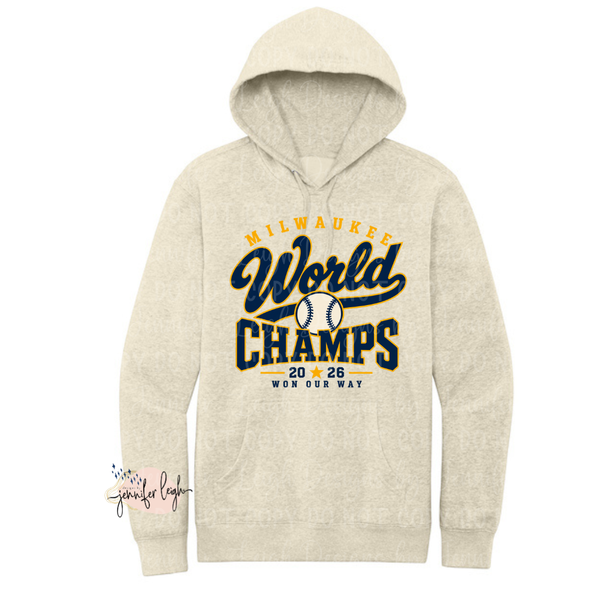 Champs 2026 | District Fleece Crewneck or Hoodie