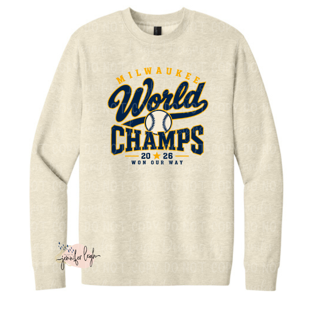Champs 2026 | District Fleece Crewneck or Hoodie – Designs by Jennifer ...