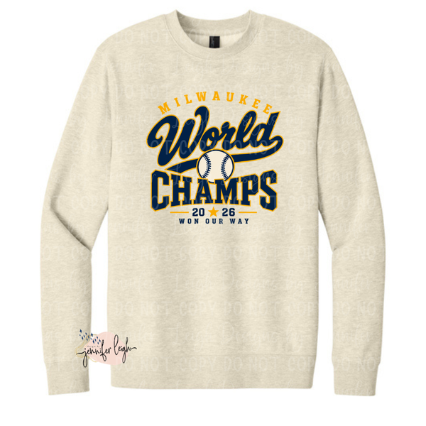 Champs 2026 | District Fleece Crewneck or Hoodie