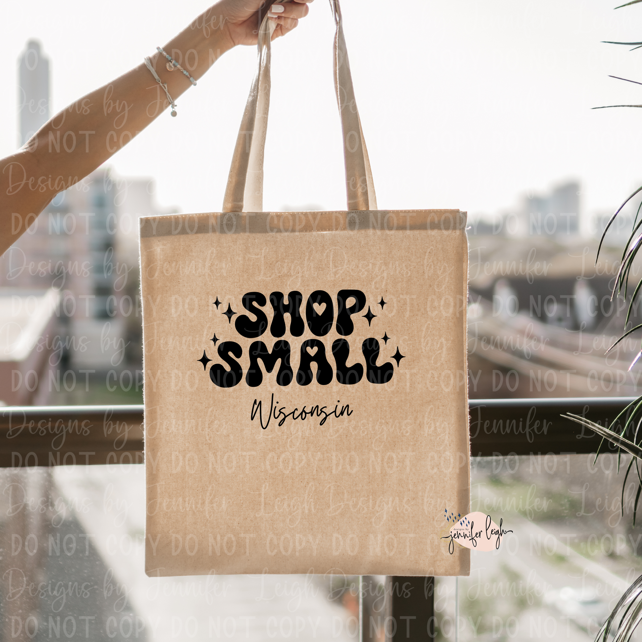 Shop Small Customizable Tote Bag