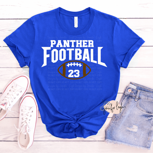 Custom Football Tee