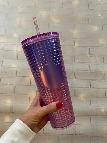 Ombré Grid Tumbler